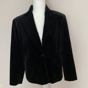 Cotton Rich Velvet Blazer